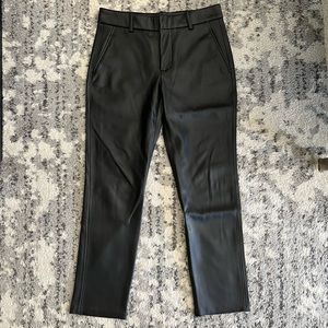 Zara Faux Leather Straight Leg Pants Size 27 (size 4)